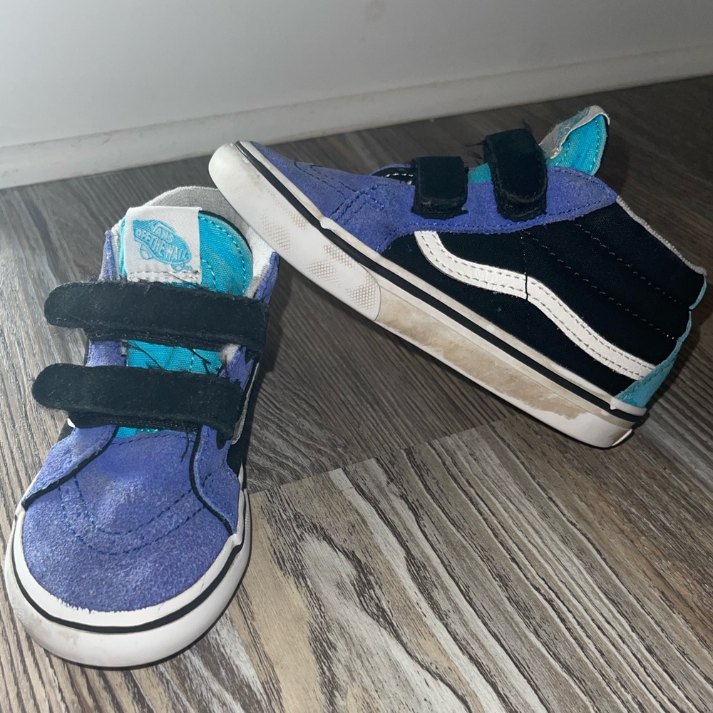 Toddler high top vans. Size 9.5